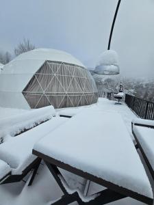 Glamping Dream Domes Ismayilli om vinteren