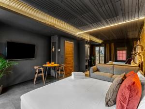Televisyen dan/atau pusat hiburan di Apartaestudios Evolution Luxury