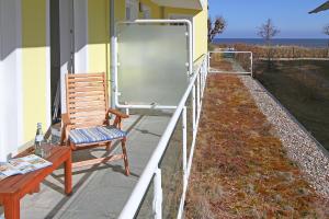 Balkón nebo terasa v ubytování Dünenresidenz App B06