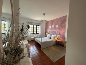 Postel nebo postele na pokoji v ubytování Habitación Dache Lanzarote