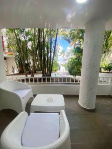 Balkón nebo terasa v ubytování Cabarete Kite Beach Rooms & Condos