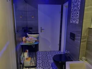 Koupelna v ubytování MAXI fine living