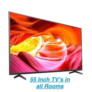 TV a/nebo společenská místnost v ubytování Suburban Studios Brunswick I-95