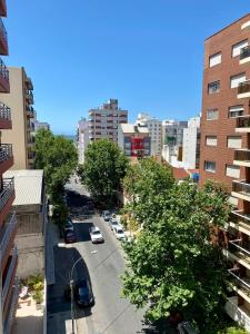 an aerial view of a city street with buildings at 3 Amb. C/Cochera Zona “La Perla” in Mar del Plata