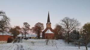 Ferienhaus Jerichow v zimě