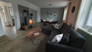 Posezení v ubytování Ferienhaus Jerichow