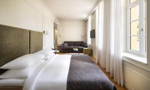 Postel nebo postele na pokoji v ubytování Aminess Vival Lišanj Family Hotel + 37 fotografií