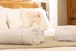 Postel nebo postele na pokoji v ubytování Cagliari Old Town B&B