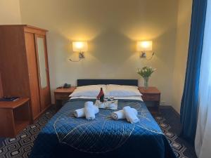 Posteľ alebo postele v izbe v ubytovaní Hotel Vistula