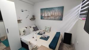 Posteľ alebo postele v izbe v ubytovaní Holiday home Anima Mea, Zadar