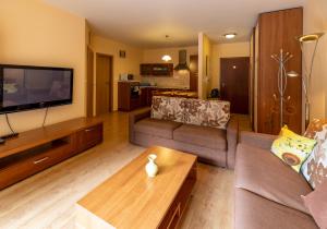 Køkken eller tekøkken på Rodinny apartmán Slnečnica