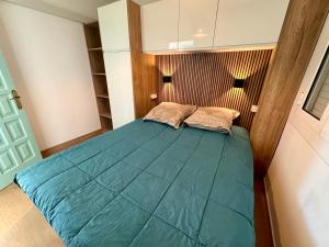 Postel nebo postele na pokoji v ubytování Magnifique appartement en front de mer, Caneylles