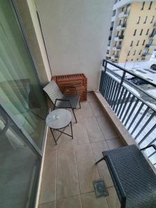 Balkon atau teras di GREEN Apartment Coresi