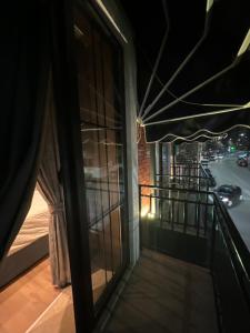 Balkón nebo terasa v ubytování Hotel Gjika