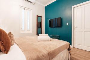 Katil atau katil-katil dalam bilik di Atelier Skalo Boutique Hotel