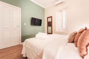 Katil atau katil-katil dalam bilik di Atelier Skalo Boutique Hotel