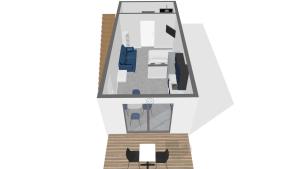 Půdorys ubytování Votre Cocon Océan : Studio bien aménagé à louer