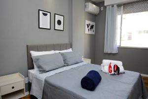 Кровать или кровати в номере Bohemian Rio - Lapa, Samba, Luxo