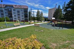 Vonkajšia záhrada v ubytovaní Apartmán Palenica