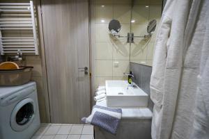 A bathroom at Theo and MS Luxurious Apartments