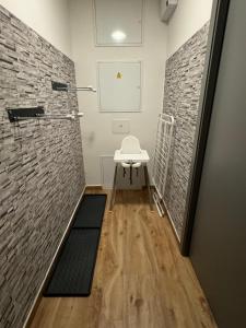 Koupelna v ubytování Apartmán U lesa