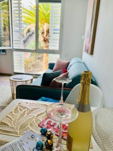 O zonă de relaxare la AMBER APARTMENTS - PINK STUDIO
