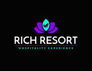 un logo per un'esperienza ospedaliera di risposta corretta di Rich Resort & Restaurant a Anuradhapura