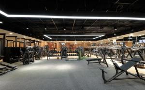 Fitness centrum a/nebo fitness zařízení v ubytování Hotel Laonzena