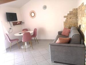 TV a/nebo společenská místnost v ubytování appartement Juras 1