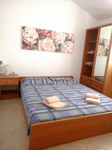 Postel nebo postele na pokoji v ubytování appartement Juras 1