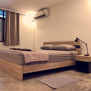 Кровать или кровати в номере New Apartment Nearby Beach