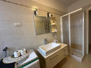 Koupelna v ubytování Val di Non Apartment + 31 fotografií