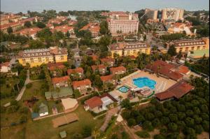an aerial view of a city with a swimming pool at MIR'AMOR GARDEN Resort Hotel-ALL INCLUSIVE in Antalya