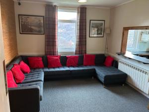 Posezení v ubytování West Highland Lodge