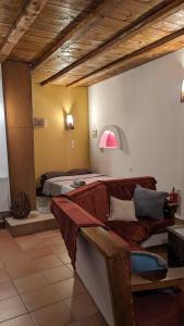 Katil atau katil-katil dalam bilik di Diminio 3 Apartment at Livadi Arachova