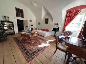 Area soggiorno di Charming Castle in Austria