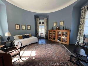 Area soggiorno di Charming Castle in Austria