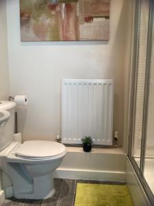 Koupelna v ubytování Modern 2 Bed, 2 Bath Apartment Near Etihad Stadium and Coop Live