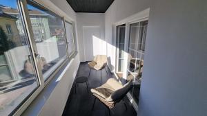 Posezení v ubytování Apartment- Zimmer Pernter