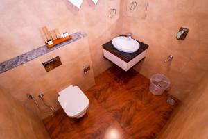 Vannituba majutusasutuses Trivers Resort Munnar
