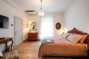 Ένα ή περισσότερα κρεβάτια σε δωμάτιο στο Albergo Le Terme