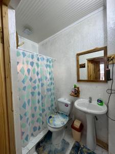 Koupelna v ubytování Guest House Jekshen