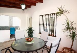 A seating area at Casas Isabel