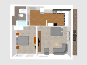 Plán poschodí v ubytovaní Yakuzza Apartments