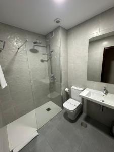 Ванная комната в Hotel Compostela Vigo
