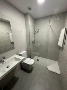 Ванная комната в Hotel Compostela Vigo