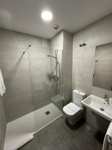 Ванная комната в Hotel Compostela Vigo