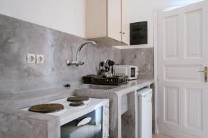Köök või kööginurk majutusasutuses Sunshine Studios