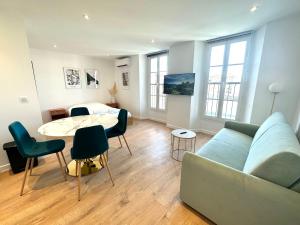 Posezení v ubytování Résidence Terminus - appartements