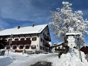 Gasthof zur Post Saulgrub im Winter